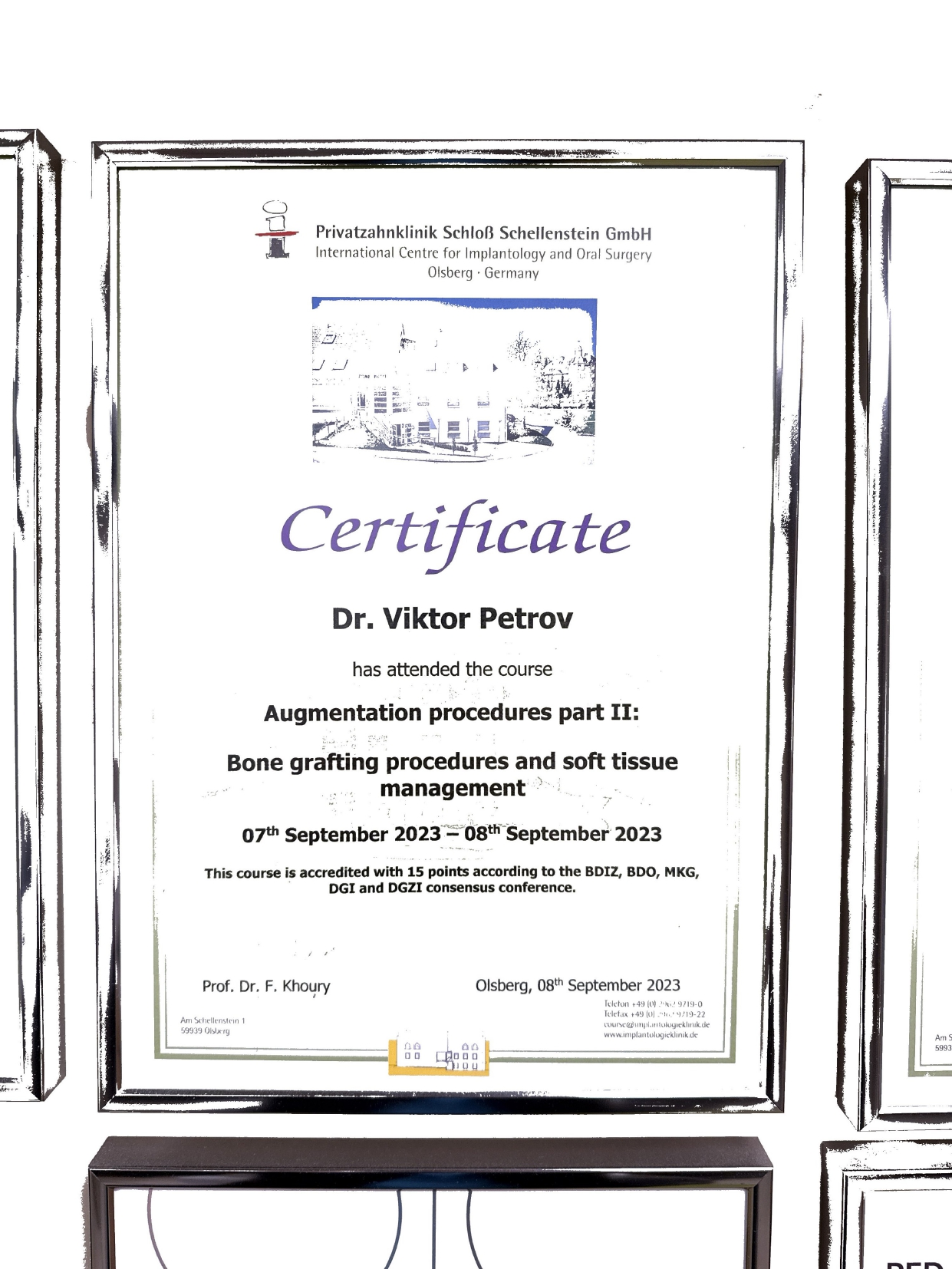 Cours de régénération osseuse guidée numérique Dr Viktor Petrov