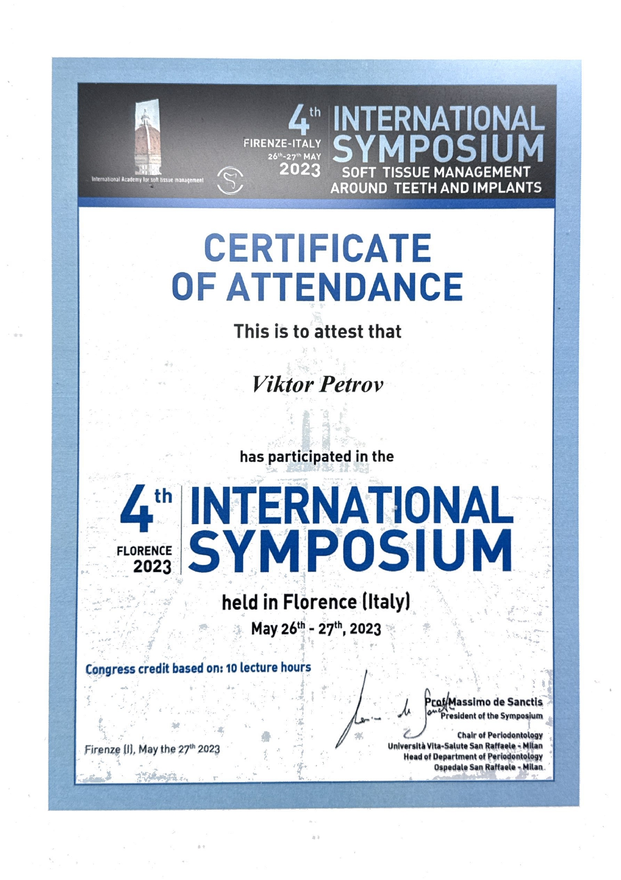 Masterclass dentaire Dr Viktor Petrov