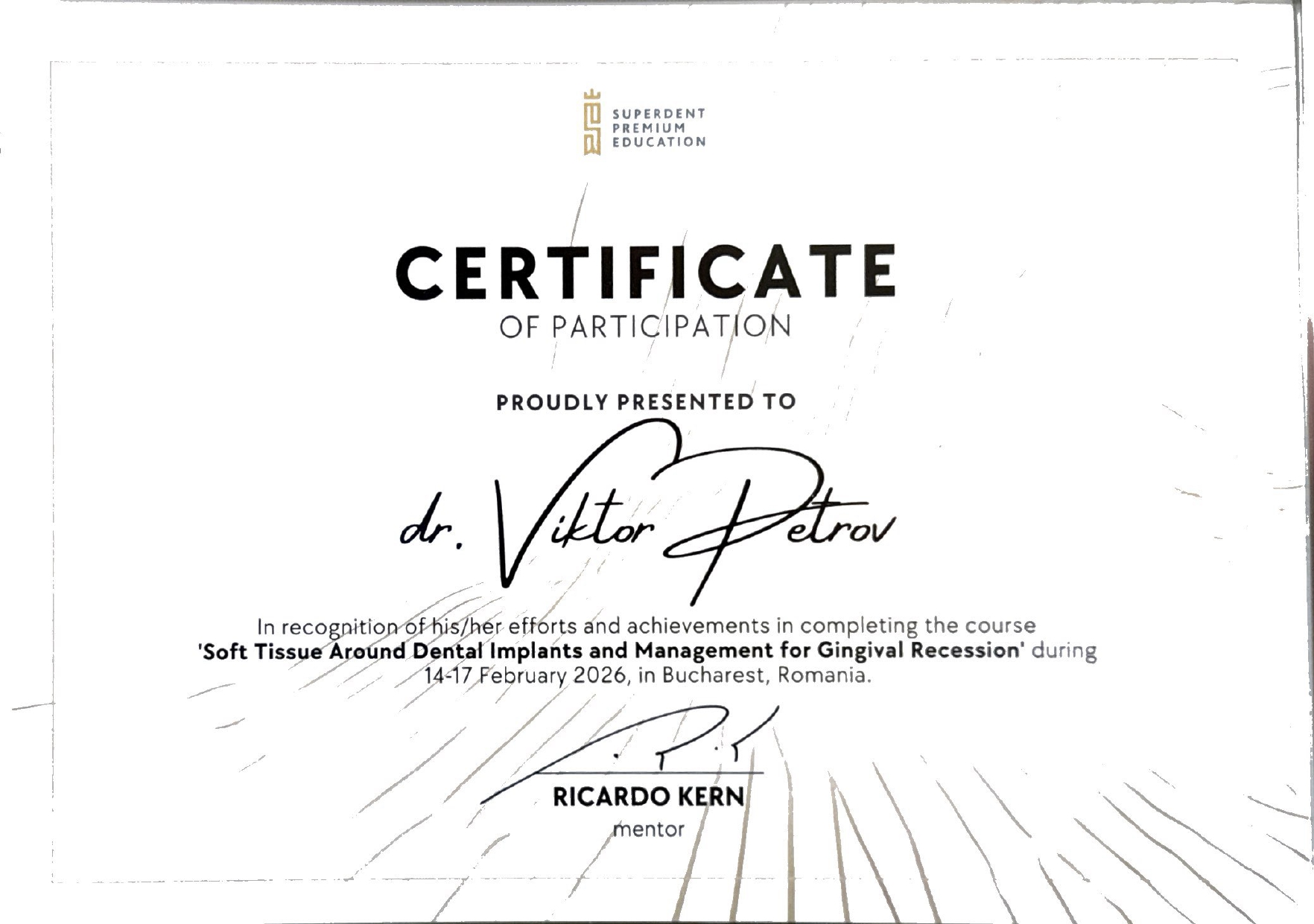 Planification prothétique avancée Dr Viktor Petrov